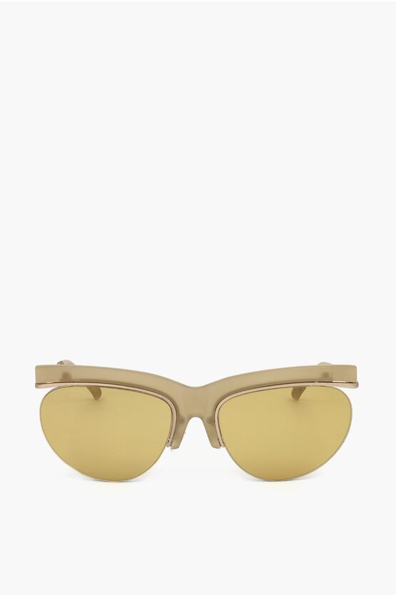 Linda Farrow Dries Van Noten Clubmaster Sunglasses With V-shaped Bridge