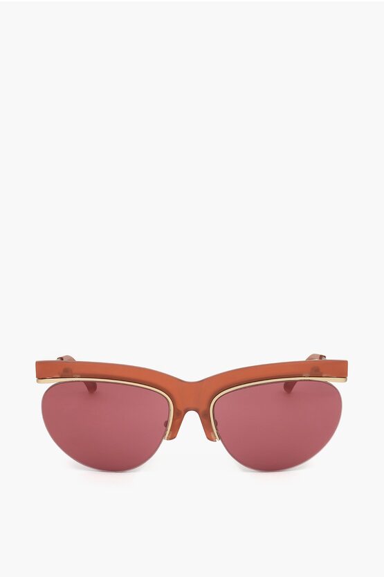 Linda Farrow Dries Van Noten Clubmaster Sunglasses With V-shaped Bridge