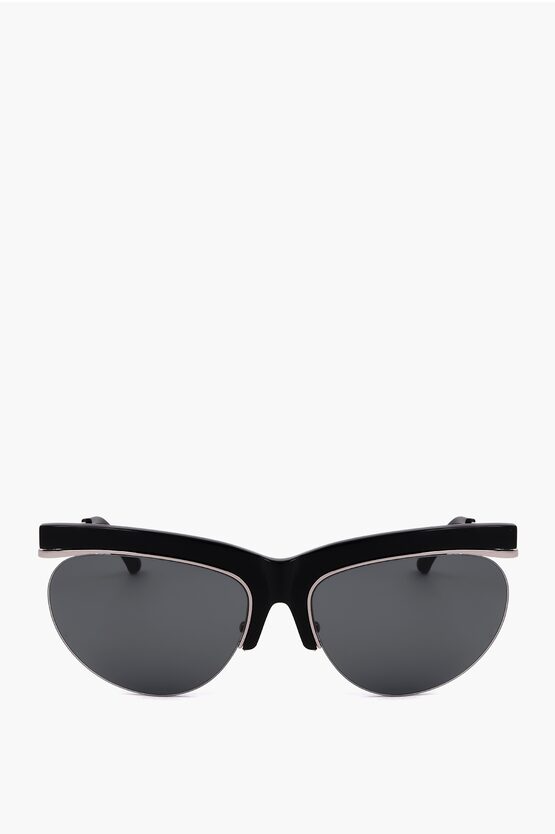 Linda Farrow Dries Van Noten Clubmaster Sunglasses With V-shaped Bridge