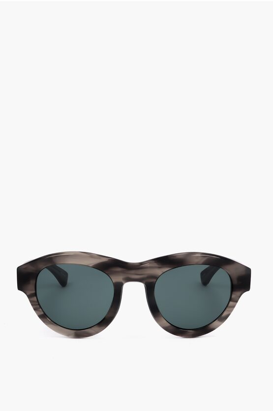 Linda Farrow Dries Van Noten Oversized Sunglasses With Marble Effect Fram