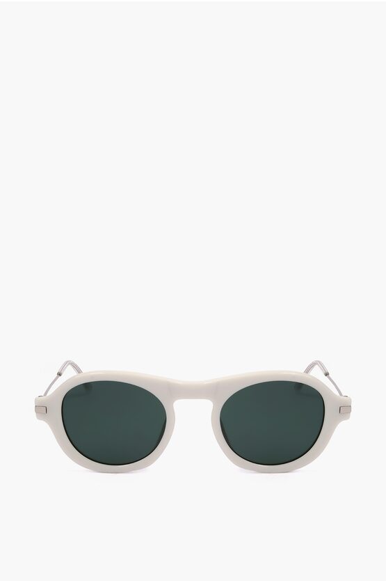 Linda Farrow Dries Van Noten Pantos Sunglasses With Metal Rods