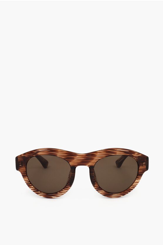 Linda Farrow Dries Van Noten Patterned Frame Sunglasses