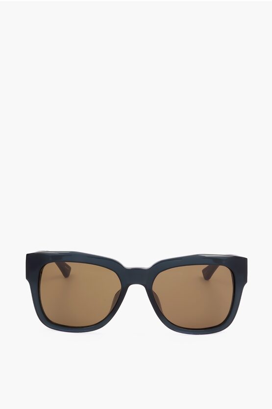 Linda Farrow Dries Van Noten Wayfarer Sunglasses With See Through Frame