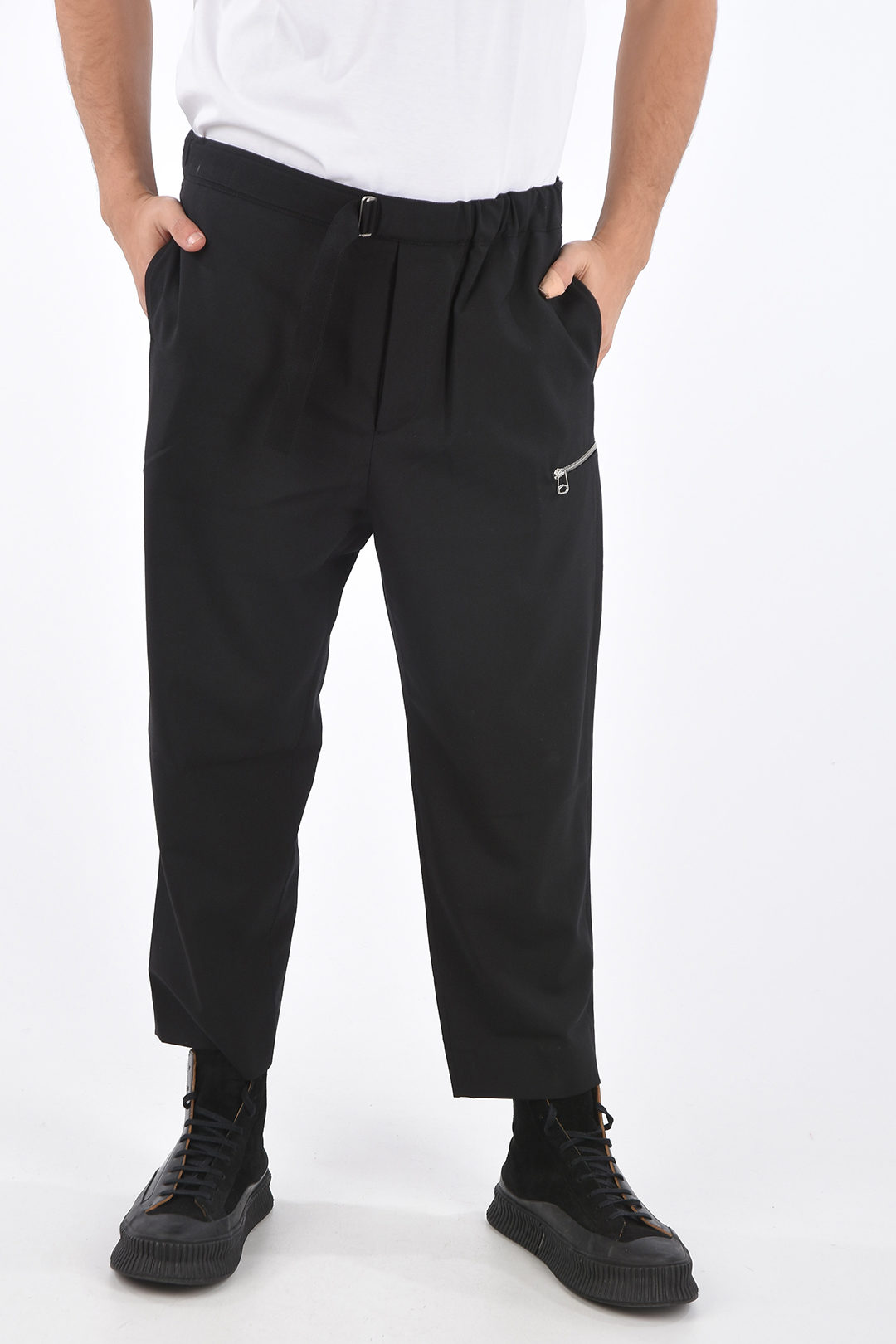 OAMC Drop Crotch Pants with Belt men - Glamood Outlet