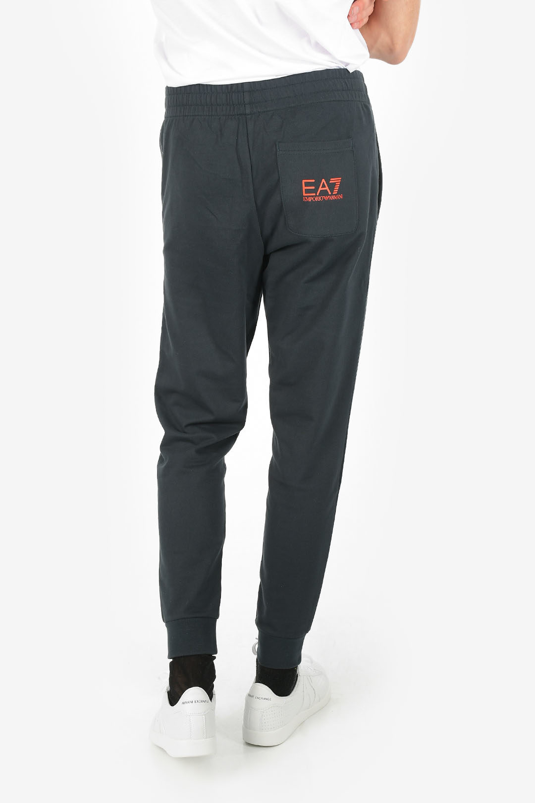 EA7 EMPORIO Jogger Pants with Side Logo-Print