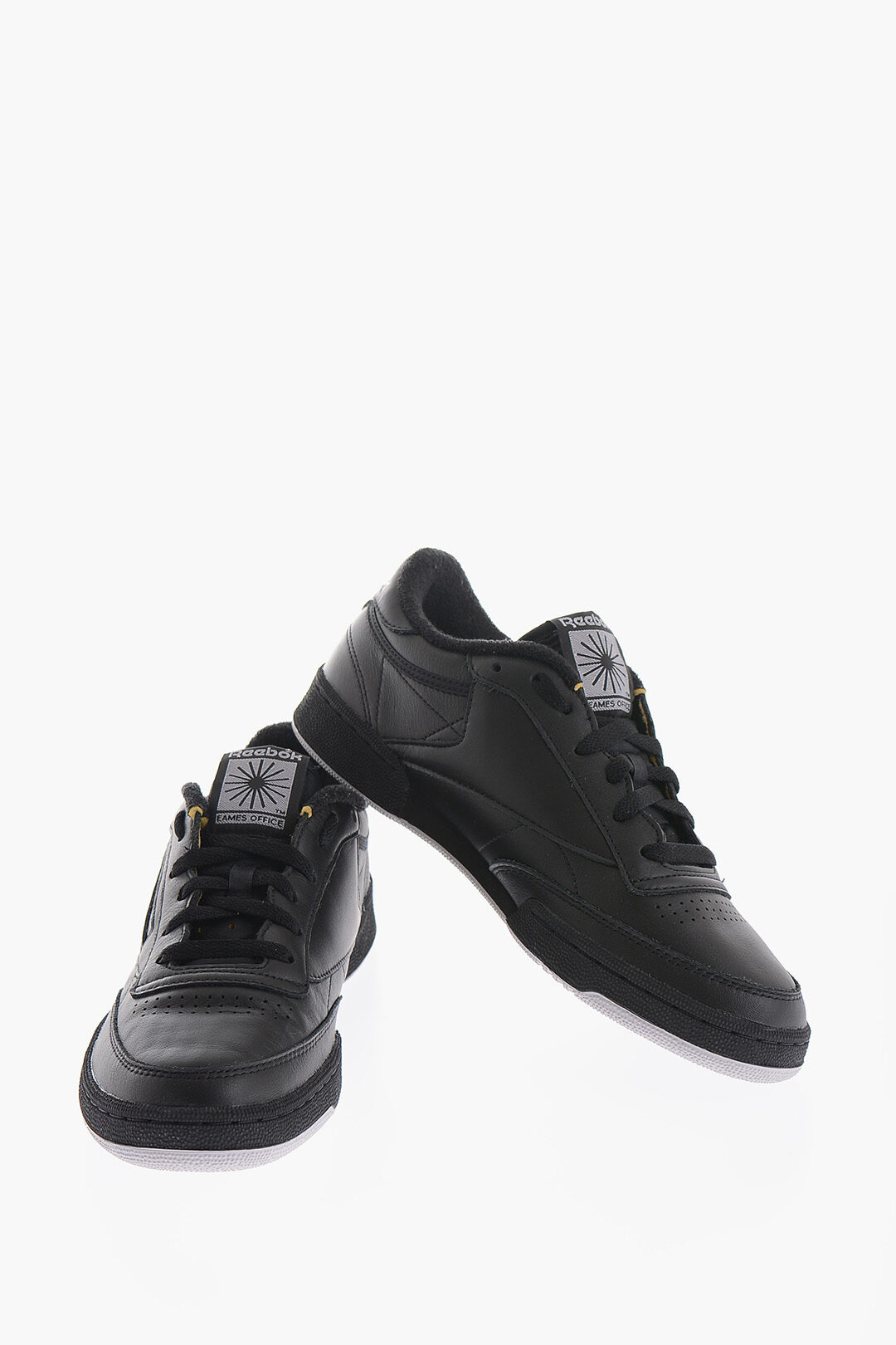 Reebok EAMES STUDIO Leather CLUB C 85 Low-Top Sneakers with