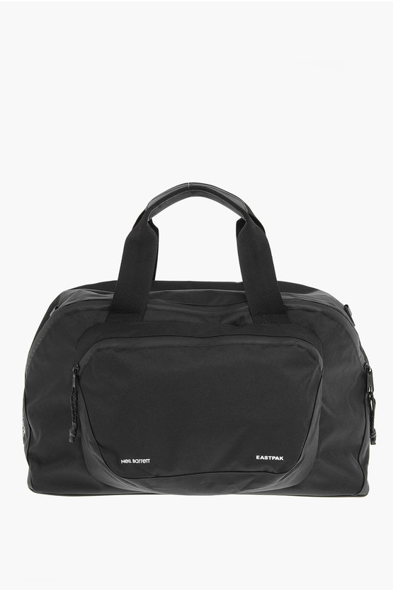 Neil Barrett Eastpack Tech Duffle Bag In Black