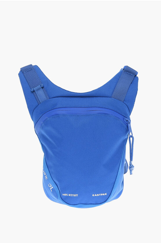 Neil Barrett Eastpak Solid Color One Crossbody Bag In Blue