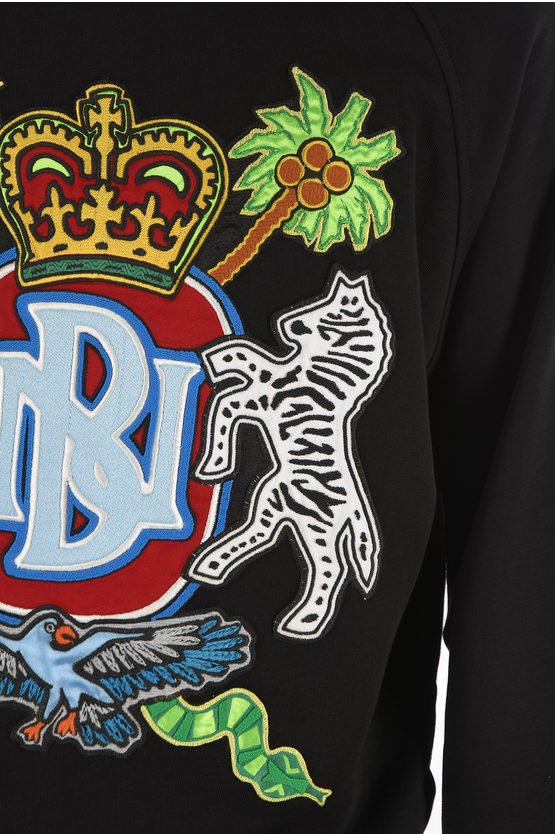 NEIL BARRETT｜SWEATSHIRTS (Easy Blouson Degrade Rain Bol Neil Barett cotton sweatshirt EASY BLOUSON DEGRADE' RAIN