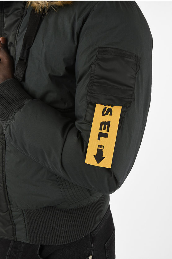 Diesel eco Fur W-BURKE Puffer Jacket men - Glamood Outlet