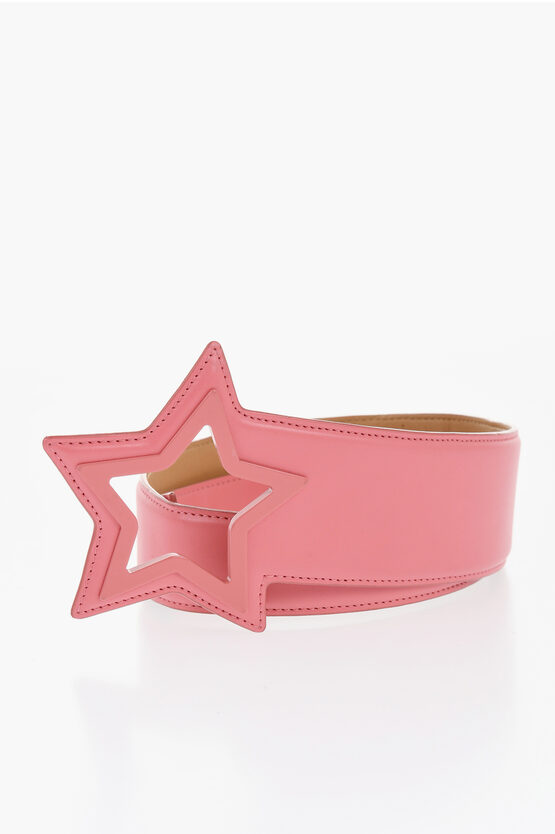 Elisabetta Franchi Eco-leather Belt With Star Closure
