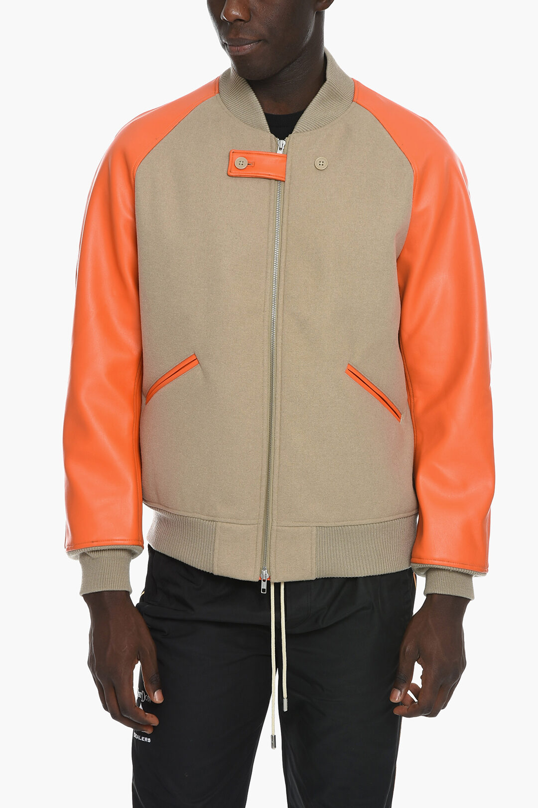 Varsity zipped bomber jacket, Y-3