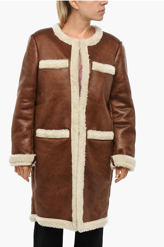 Eco-Shearling Coat … - image