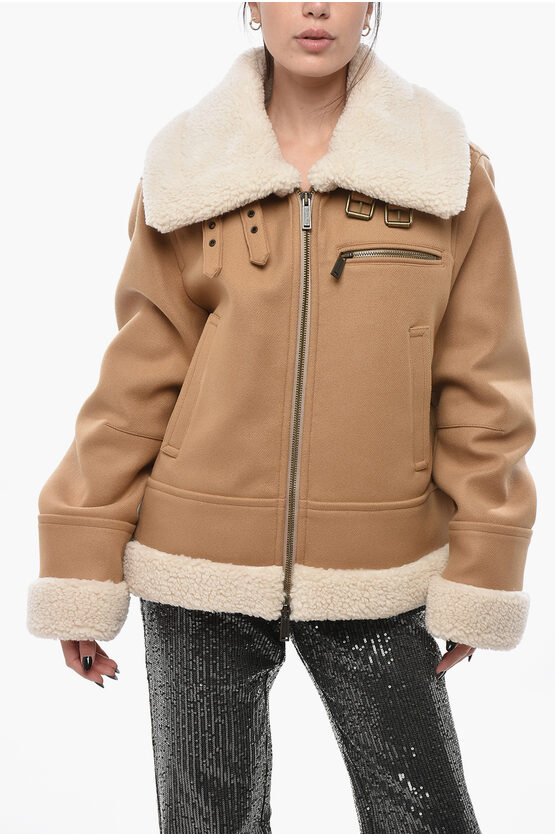 Eco-Shearling Jacke…