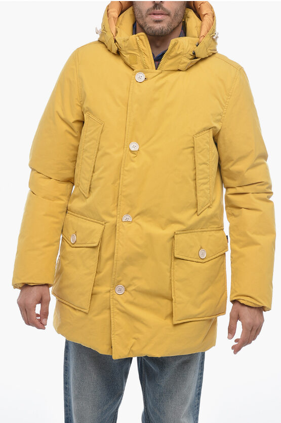 Shop Woolrich Ecopack Waterproof Parka With Removable Hood