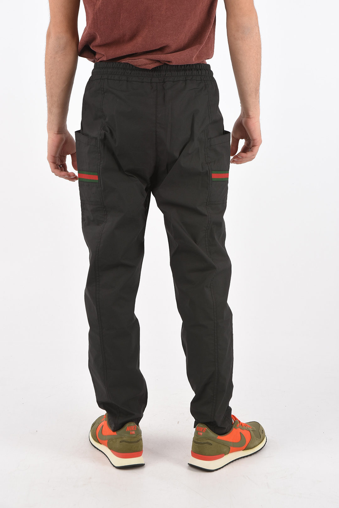 Gucci Cargo Pants W/worldwide Patch in Black for Men