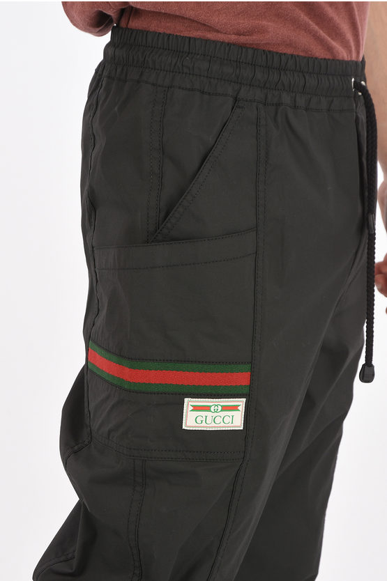 Gucci Elastic Waistband Cotton Cargo Pants men - Glamood Outlet