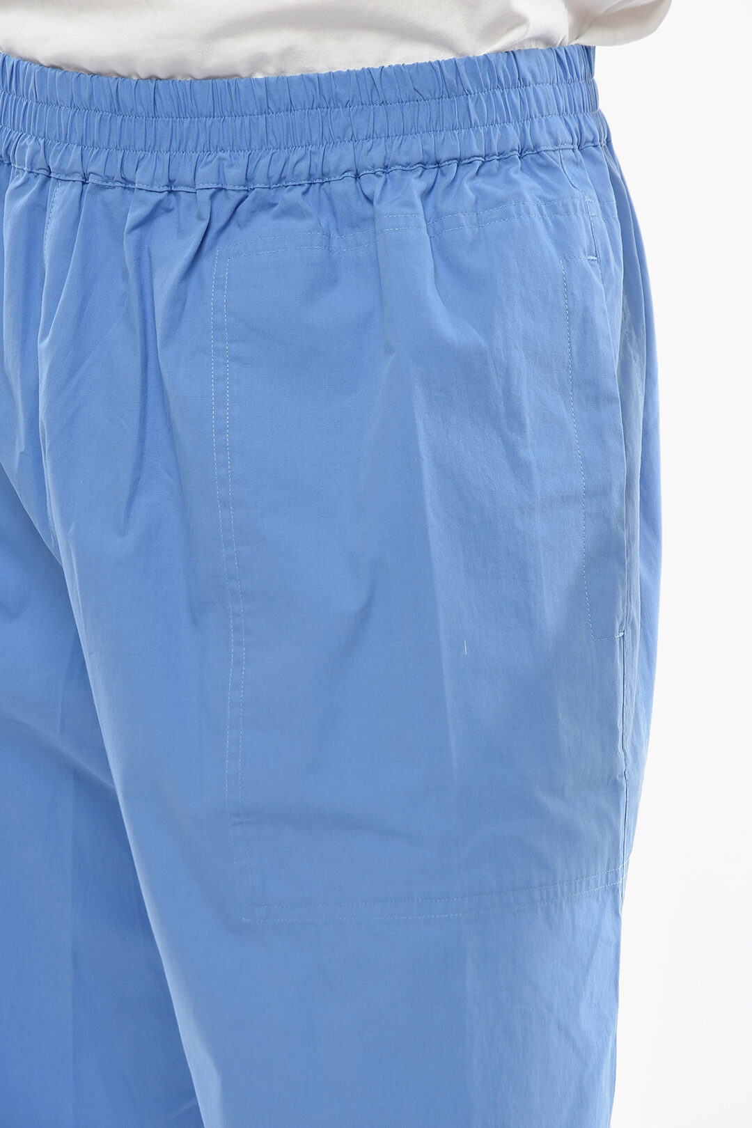 Studio Nicholson Elasticated Waist Cotton Shorts men Glamood Outlet