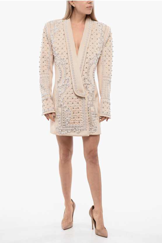 Balmain Embelisehed Double-breasted Blazer