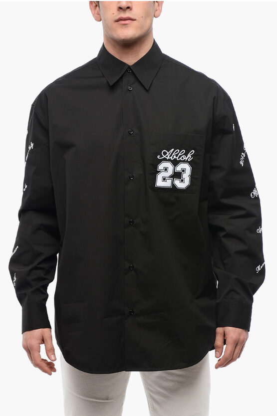 Off-white Logo 23 Cotton Overshirt