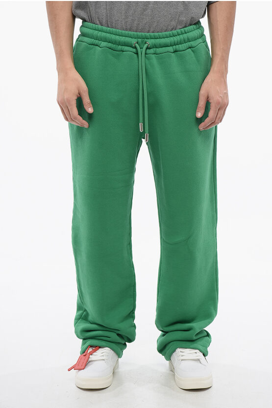 Off-white Logo-embroidered Drawstring Track Pants