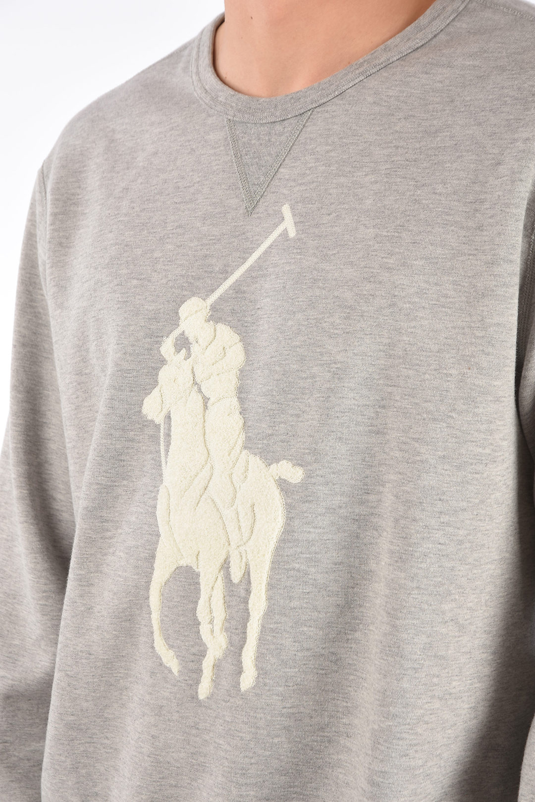 Polo Ralph Lauren Embroidered CLASSICS 3 crew-neck sweatshirt men - Glamood  Outlet