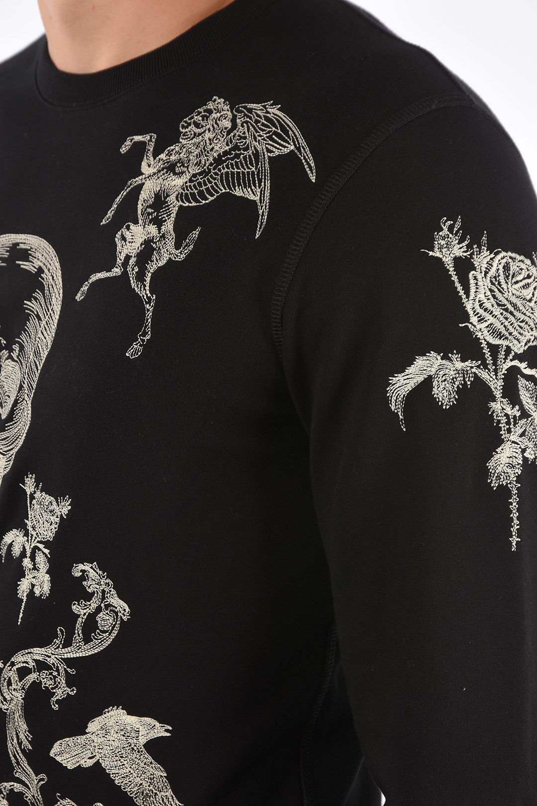 embroidered sweatshirt men - Glamood Outlet