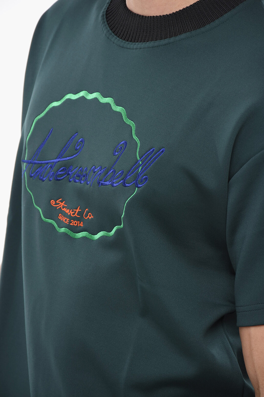 Andersson Bell Embroidered Crewneck T-shirt unisex men women