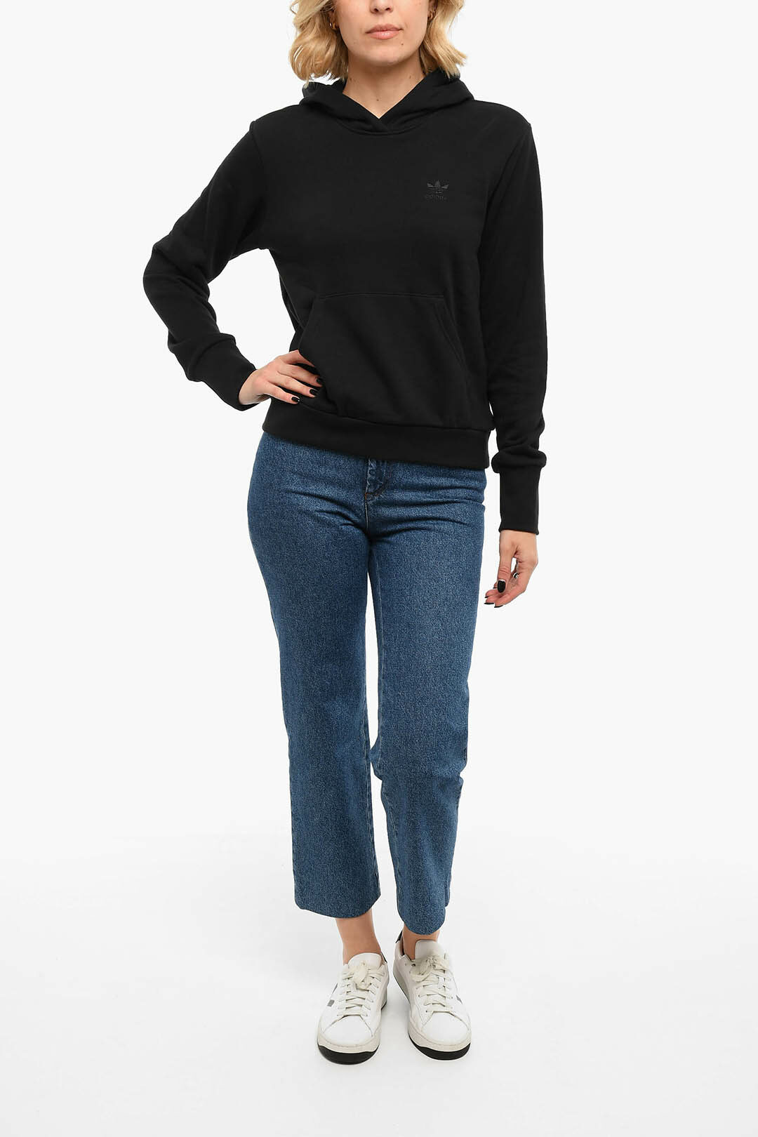 3200~Brushed Cotton Hoodie with Front Pocket main image 0