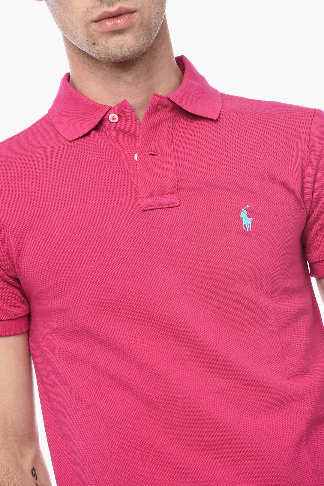 Polo Ralph Lauren Embroidered Logo Slim Fit Polo men