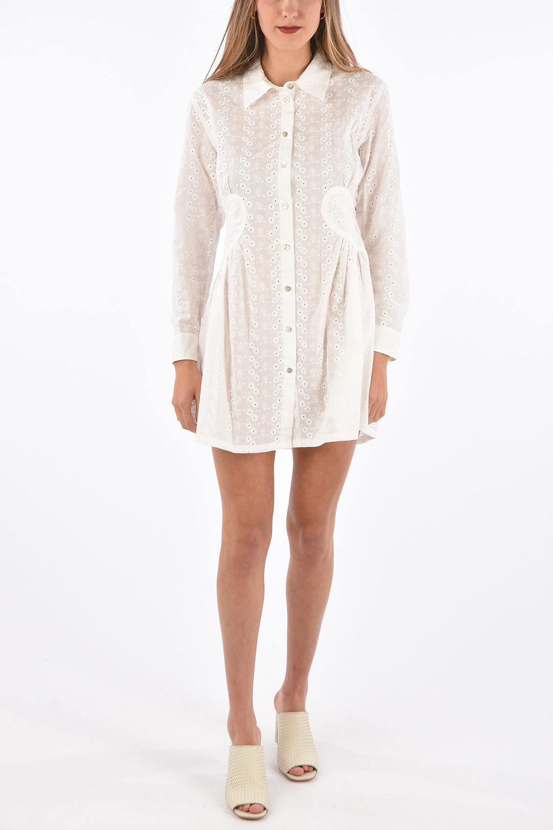 Opening Ceremony Embroidered Shirt Dress women - Glamood Outlet