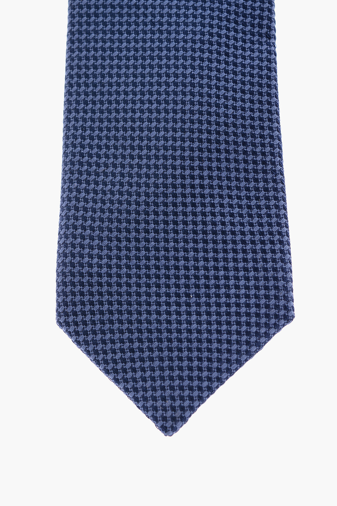 embroidered silk tie