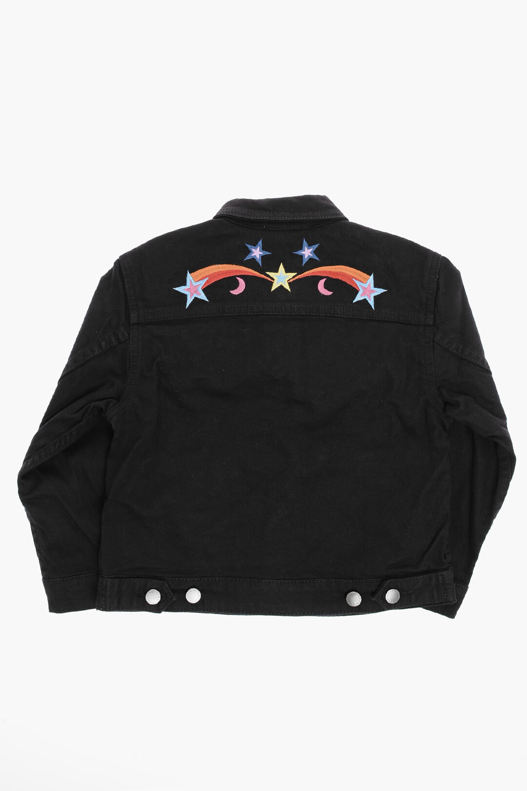 STRETCHY DENIM JACKET WITH EMBROIDERY GIRL, CHILD STRETCHY DENIM JACKET WITH EMBROIDERY GIRL, CHILD