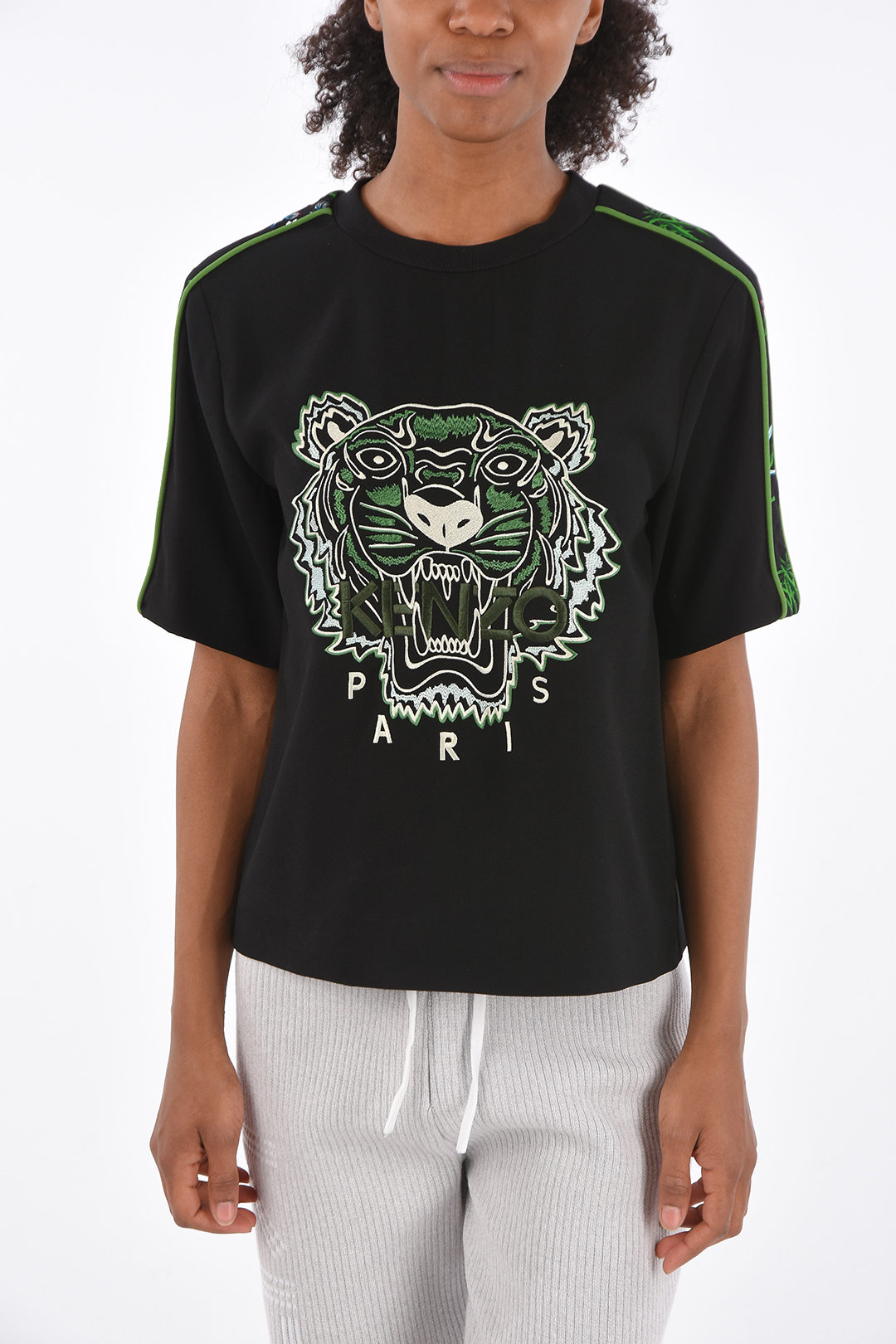 kenzo embroidered tiger t shirt