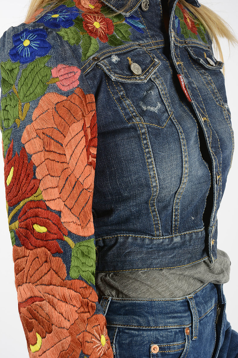 denim jacket embroidered