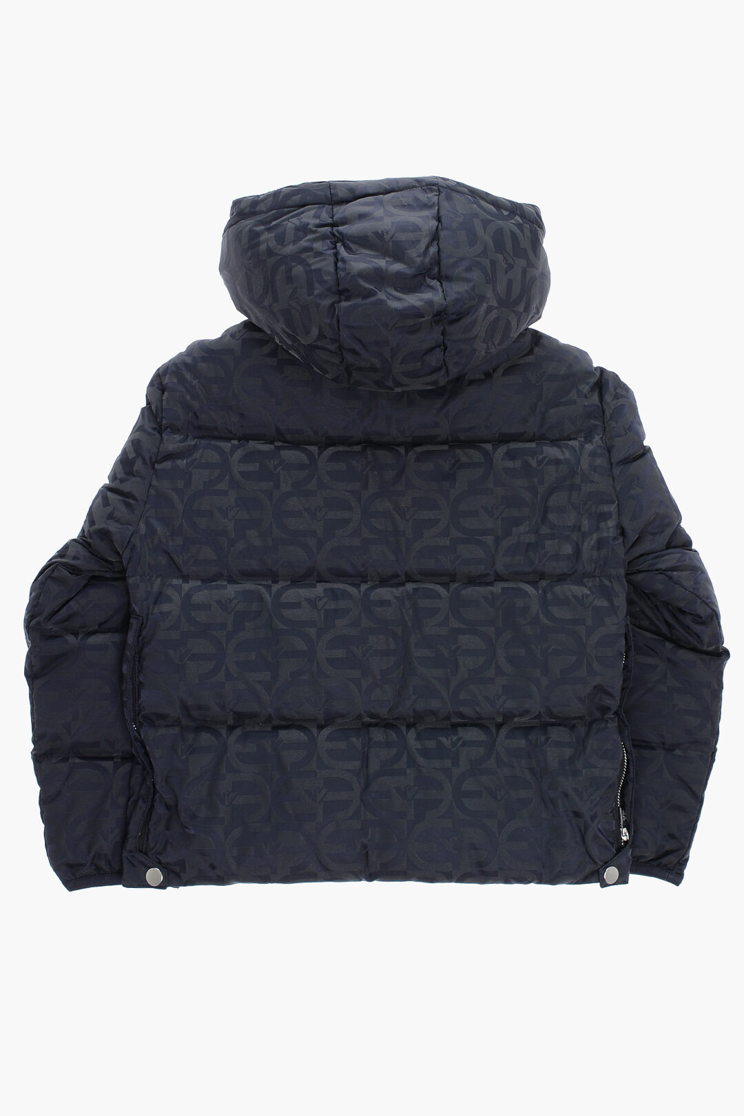 Armani Junior EMPORIO All Over Logo Nylon Down Jacket boys Glamood Outlet