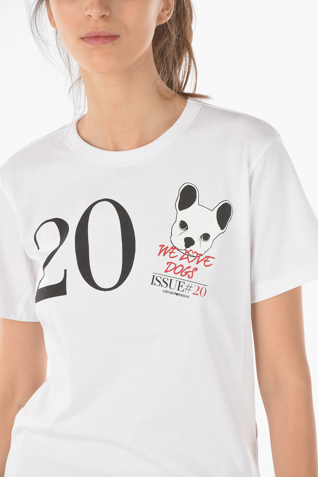 【EMPORIO ARMANI】Tシャツ 「We Love Dogs」 Emporio Armani Dogs T-shirt | David Jones