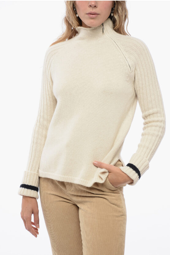 Armani Collezioni Emporio Icon Turtleneck Cashmere Blend Sweater