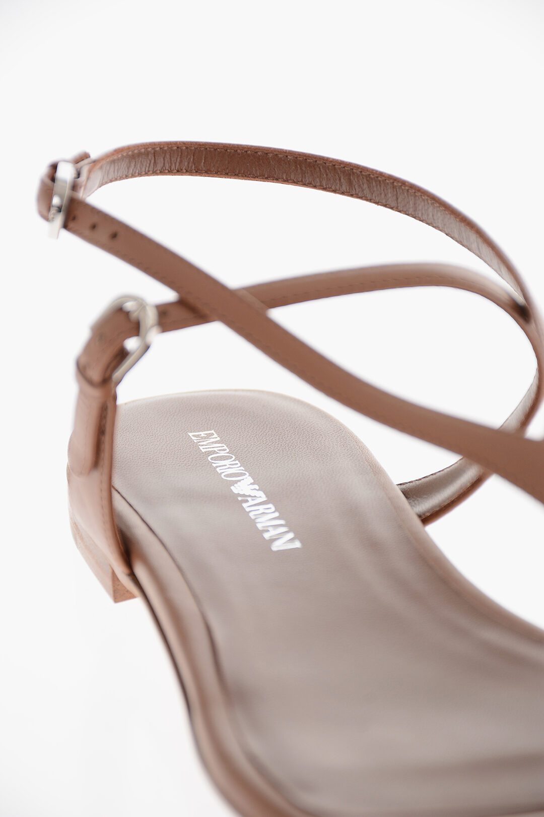 Armani EMPORIO Leather Thong Sandals women - Glamood Outlet