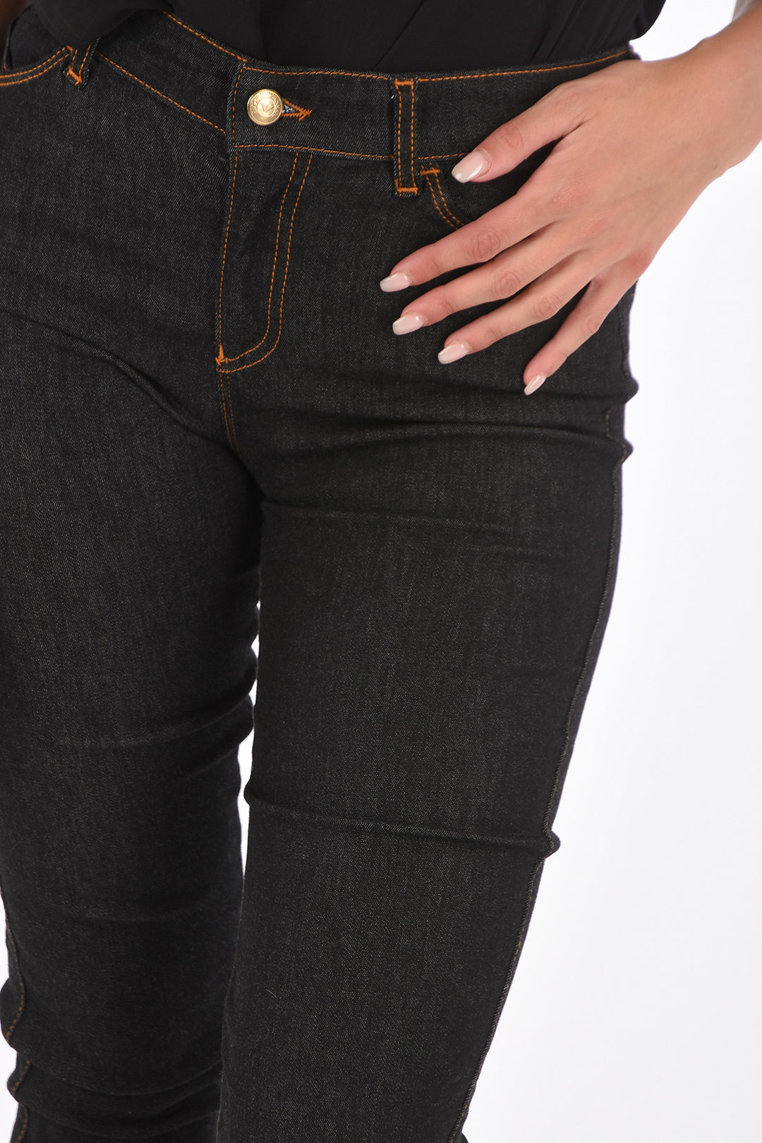 Armani EMPORIO Slim Fit 5 Pockets J18 Pants women - Glamood Outlet
