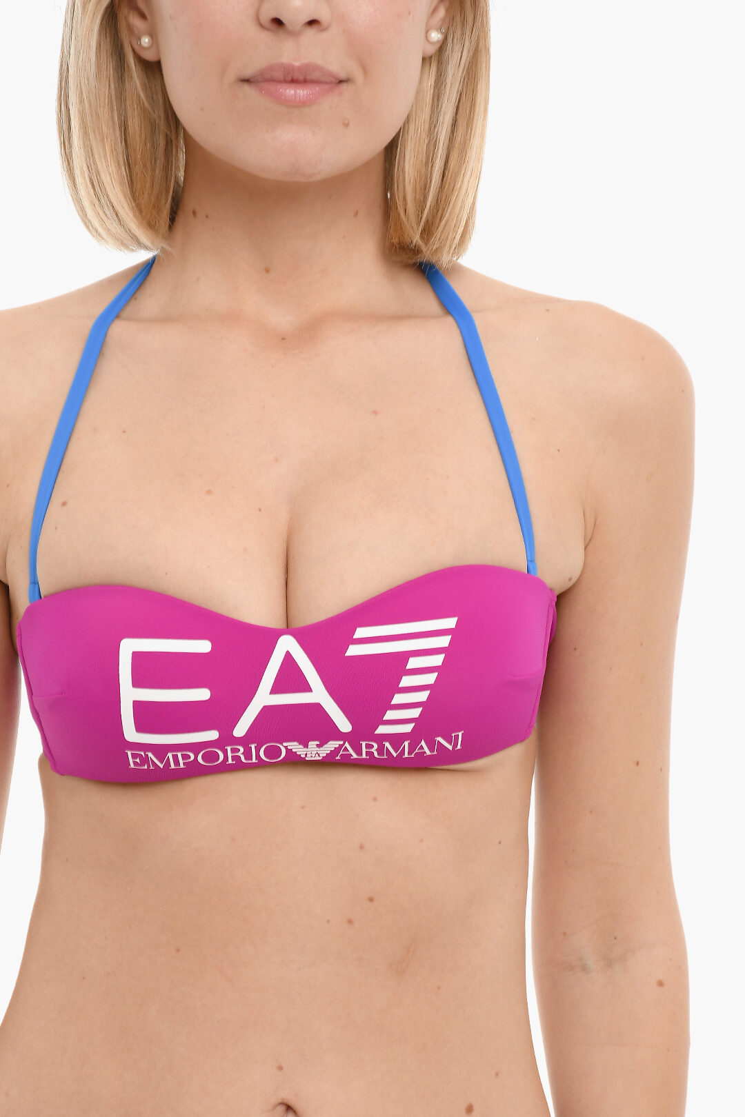 Armani EMPORIO Logo Printed Bandeau Bikini women - Glamood