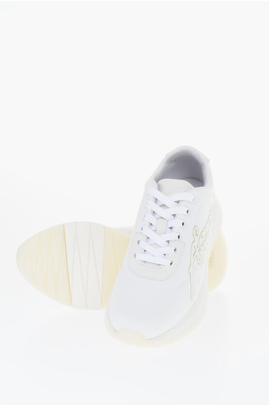 Armani Collezioni Emporio Low-top Sneakers With Embossed Signature