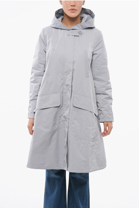 Armani Collezioni Emporio Padded Coat With Maxi Pockets