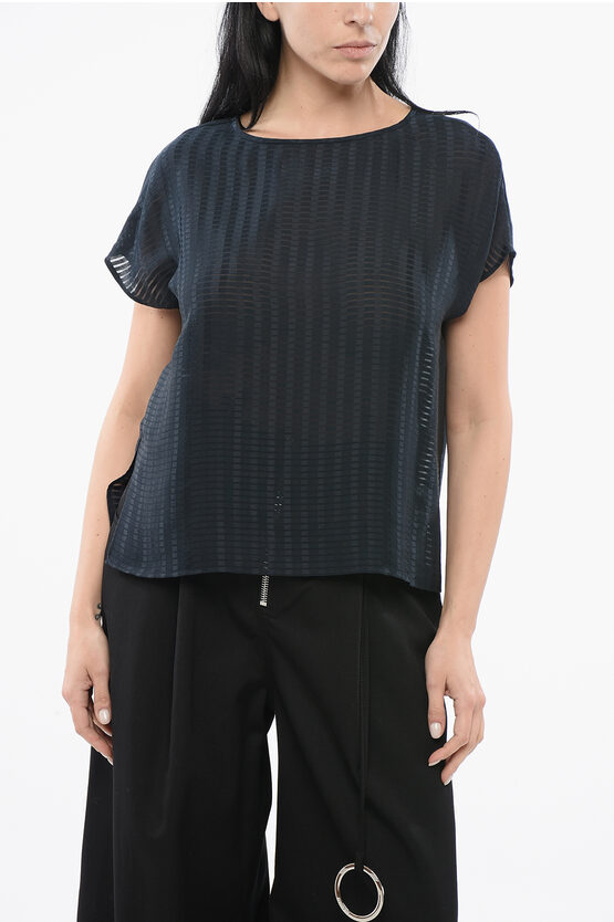 Armani Collezioni Emporio Semi Sheer Oversized Top