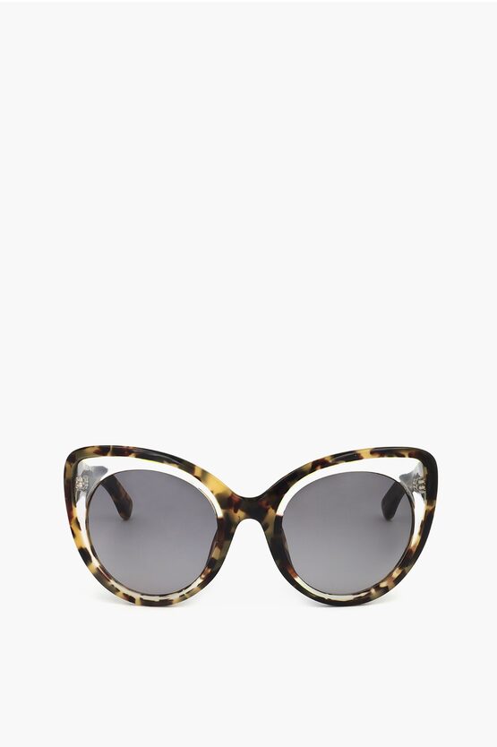 Linda Farrow Erdem Butterfly Sunglasses With Tortoiseshell Patterned Fram