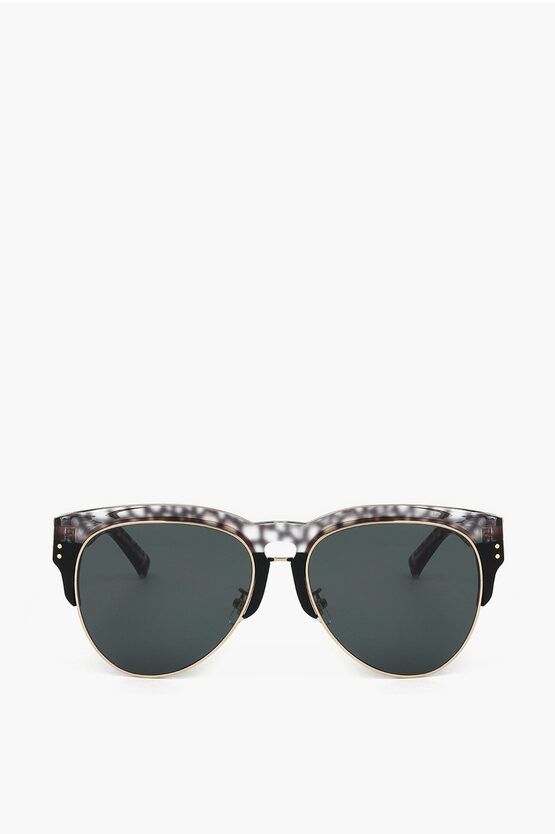 Linda Farrow Erdem Wayfarer Sunglasses With Patterned Frame