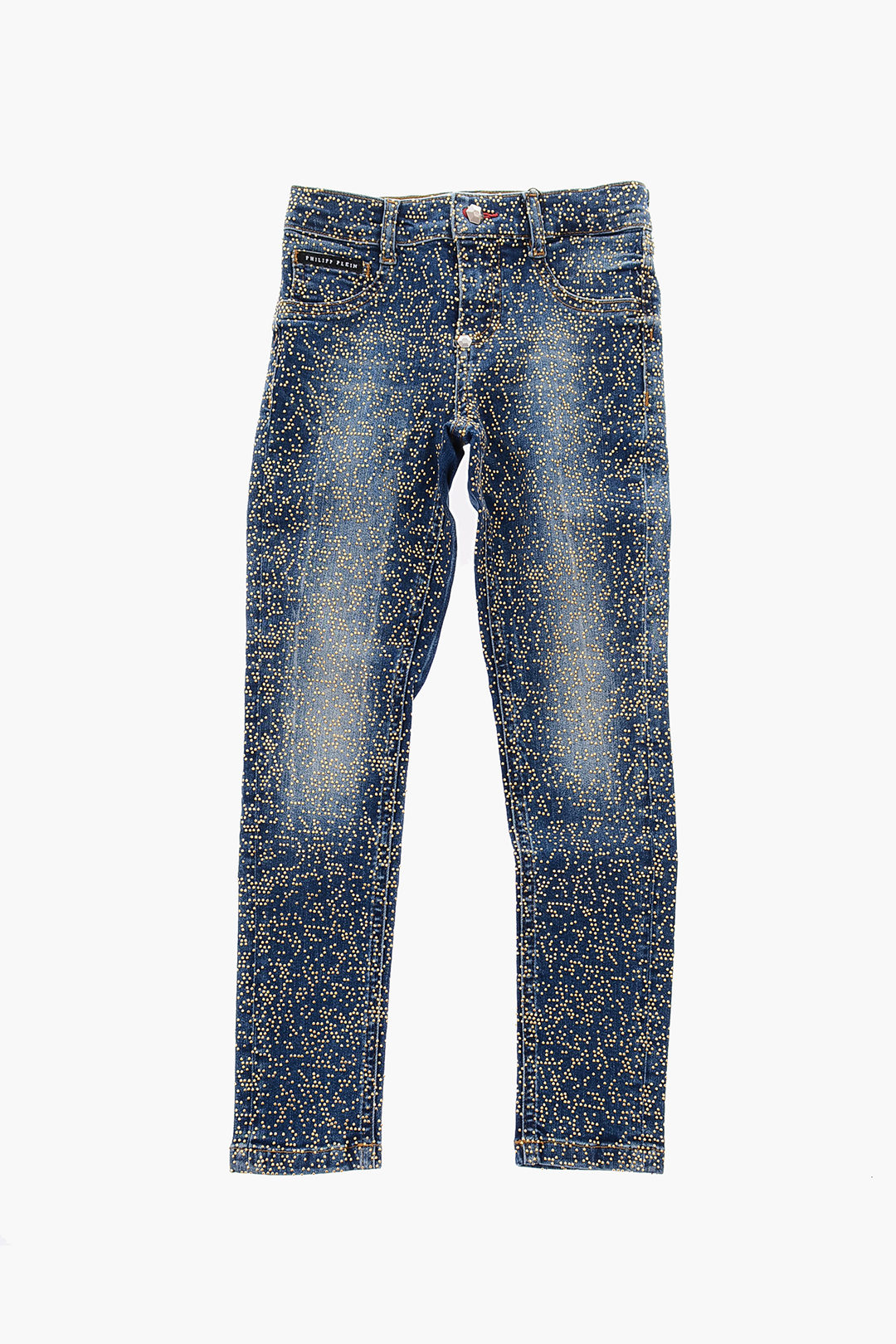 rhinestone high waist jeans 