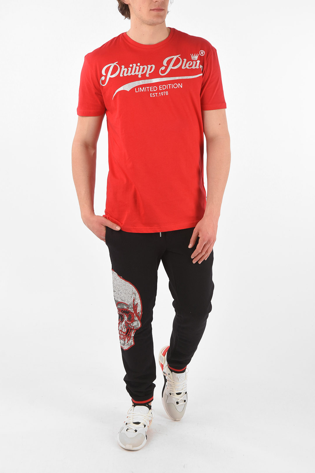 Philipp Plein HOMME T-Shirt Girocollo SIGNATURE con