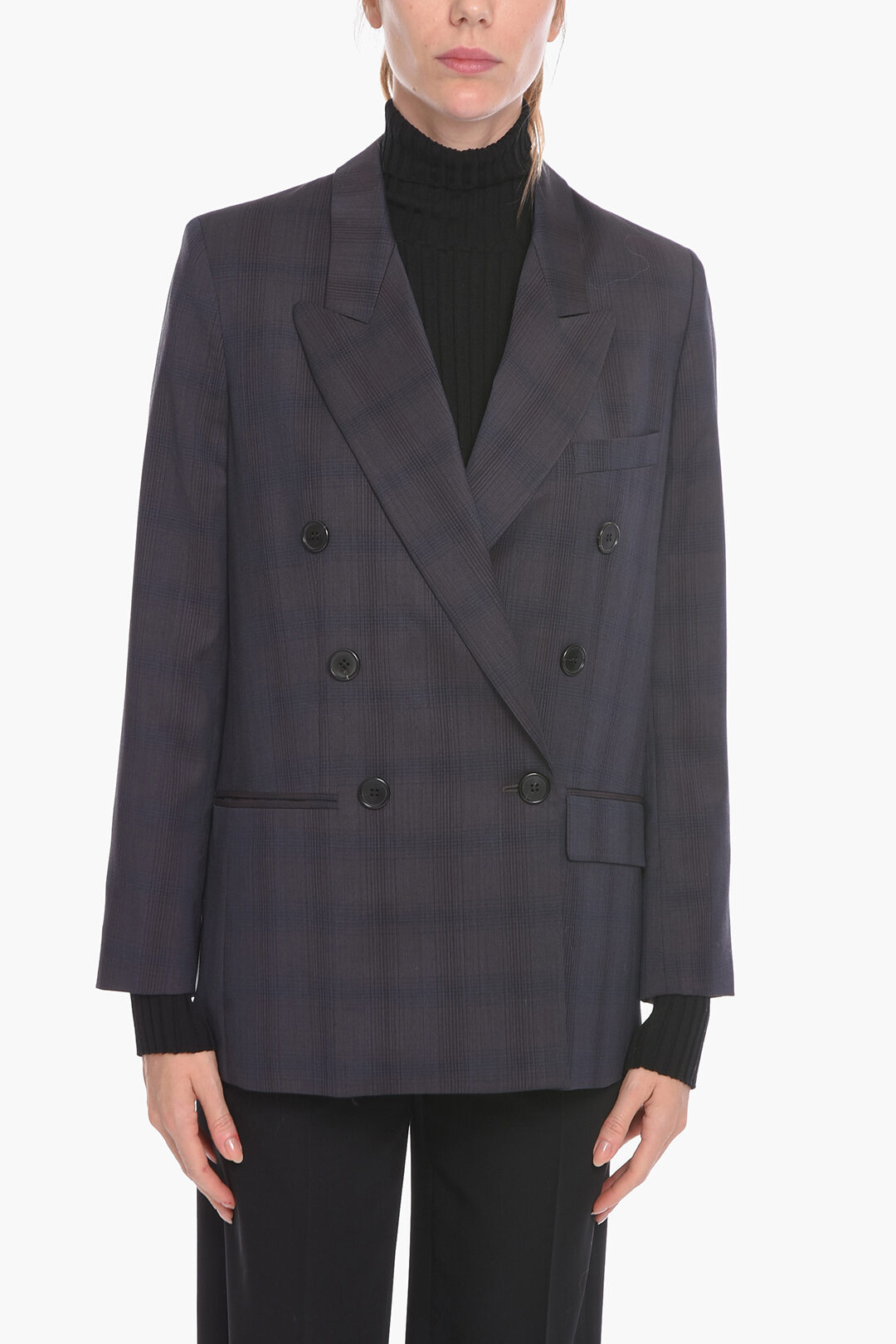 Isabel Marant ETOILE Double-breasted OLEAGA Blazer with Peak Lapel