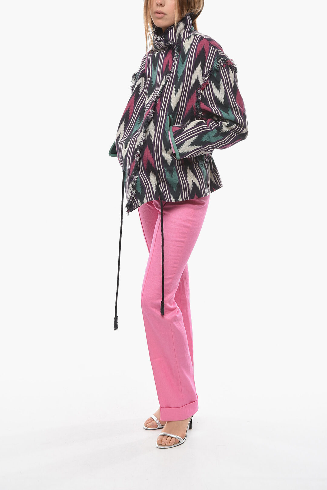 Isabel Marant Etoile Nilinda Fuzzy Jacket in Fuchsia | FWRD